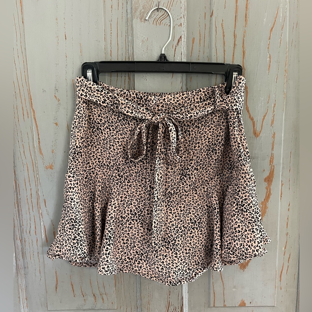 Urban Romatics Leopard Print Skirt